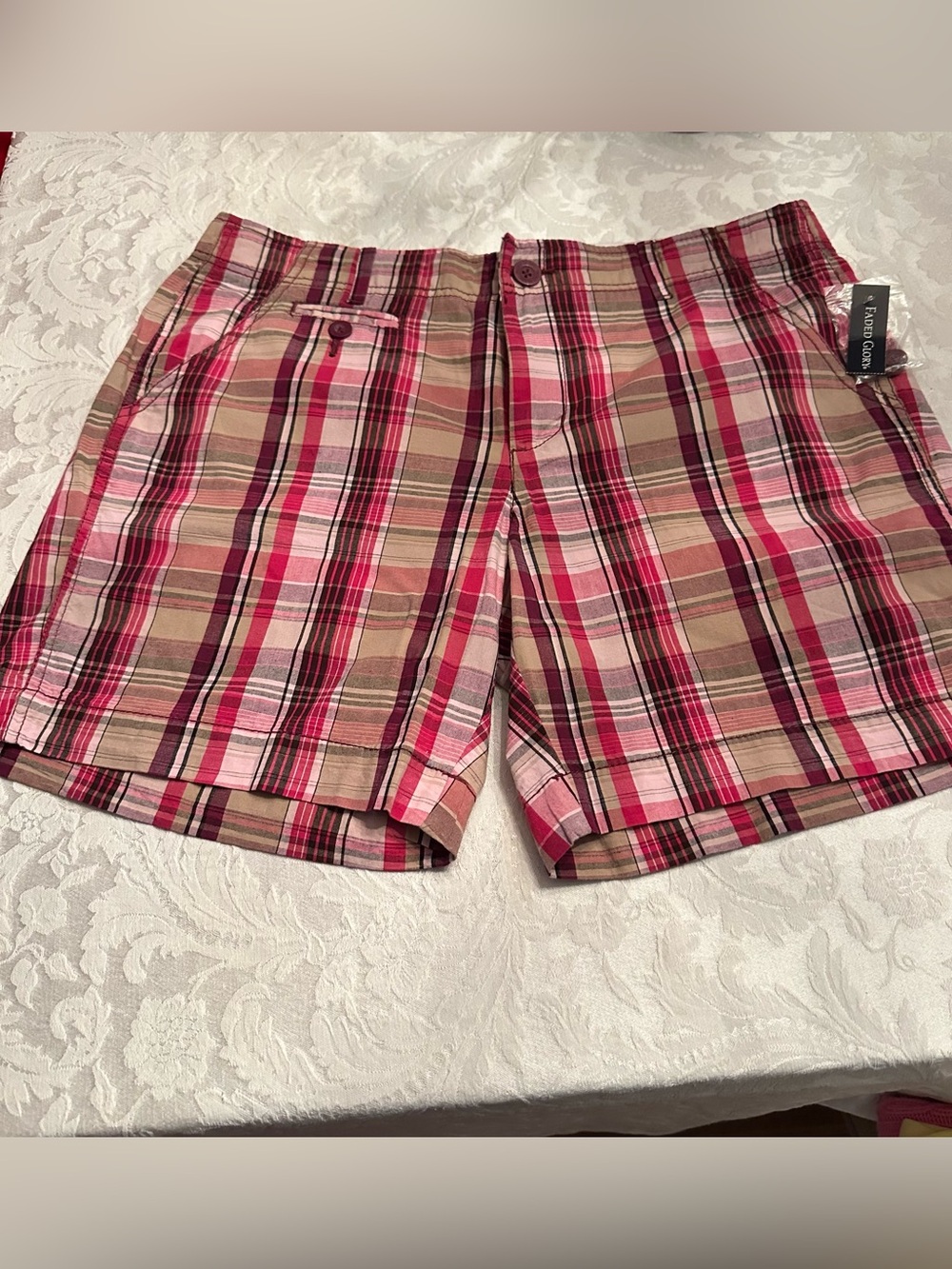 Faded Glory Women’s Plaid Shorts - NWT
